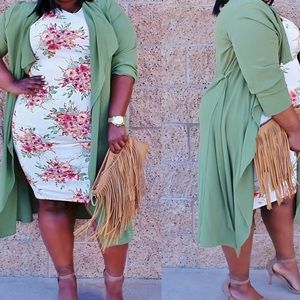 Floral Dress & Duster